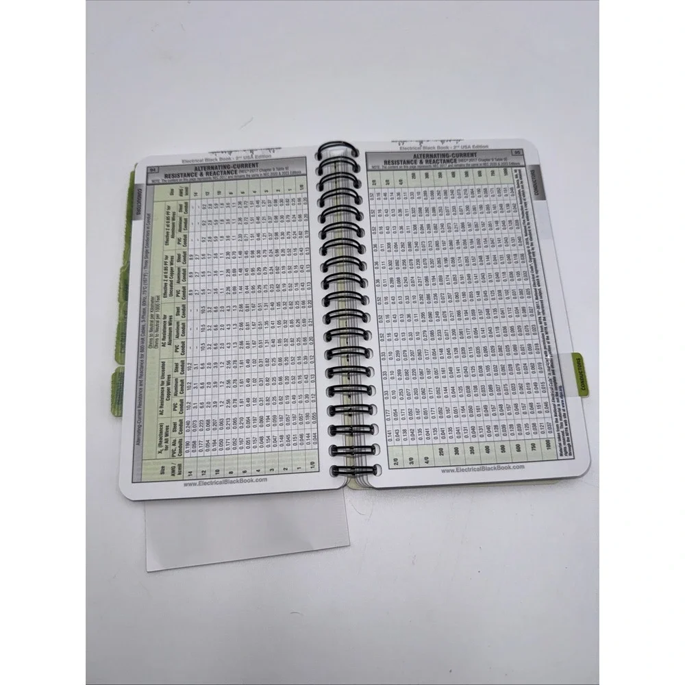 ENGINEERS BLACK BOOK ELECTRICAL HANDBOOK 2nd EDITION - Used Includes Extra Tabs